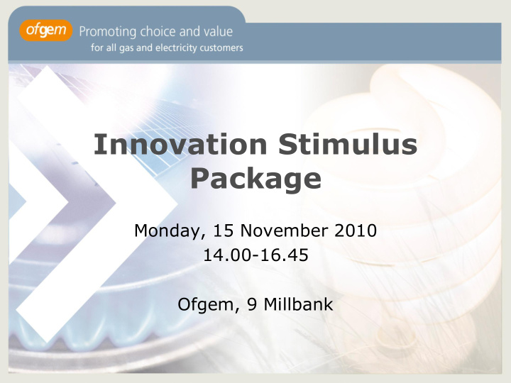 innovation stimulus package