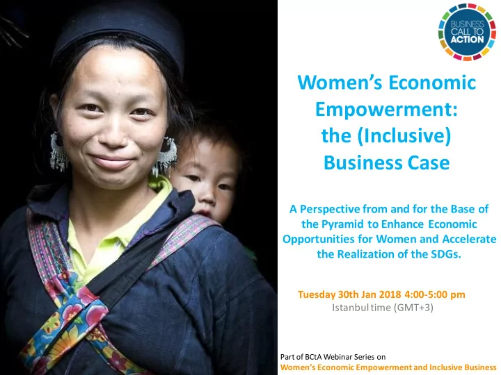 empowerment the inclusive business case