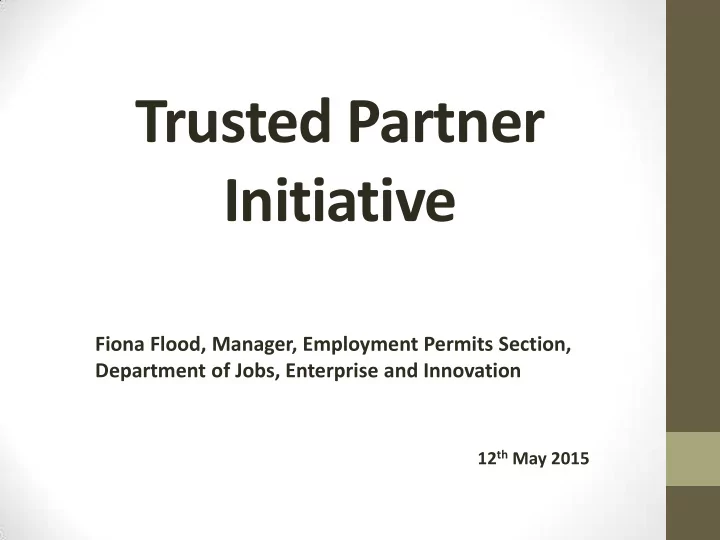 trusted partner