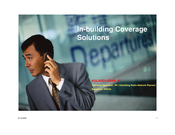 in building coverage solutions
