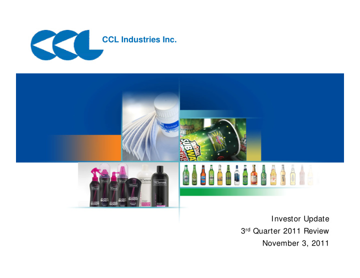 ccl industries inc