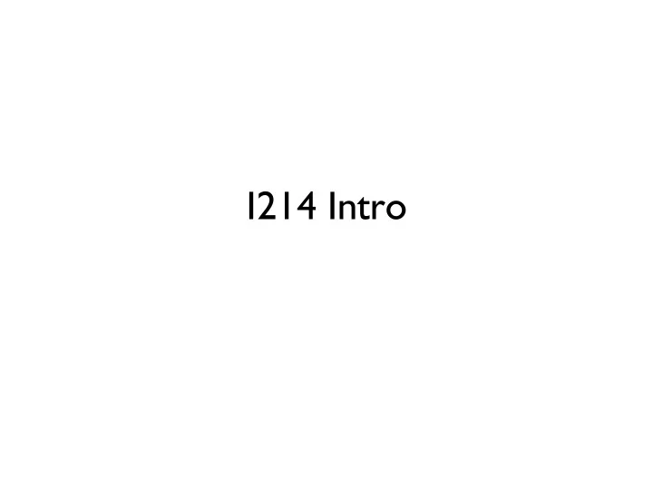 i214 intro liz goodman http courses ischool berkeley edu