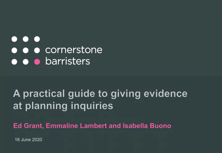 ed grant emmaline lambert and isabella buono