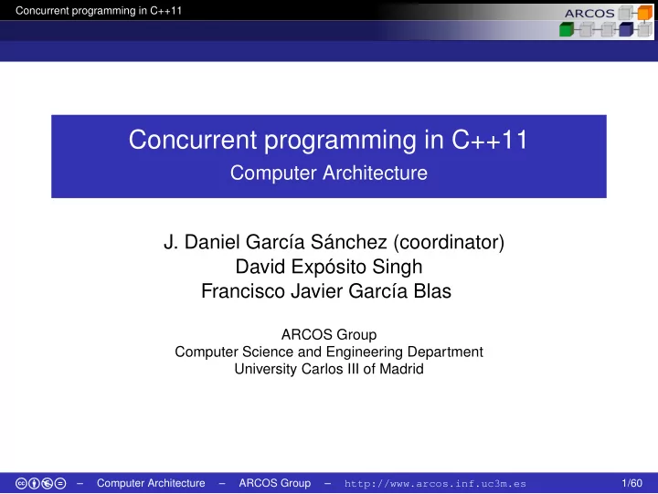 concurrent programming in c 11