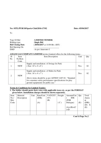 No:-MTL/PUR/18/Sports-Club/2016-17/02