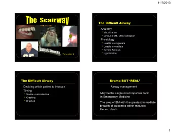 Dramatic  Life Saving  2  11/5/2013  Plan Ahead  Forethought  Equipment  Planning