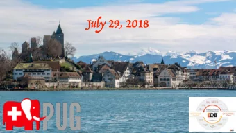 July 29, 2018  WHY I PICKED POSTGRES OVER ORACLE  WHY  WHY  This presentation  Open source