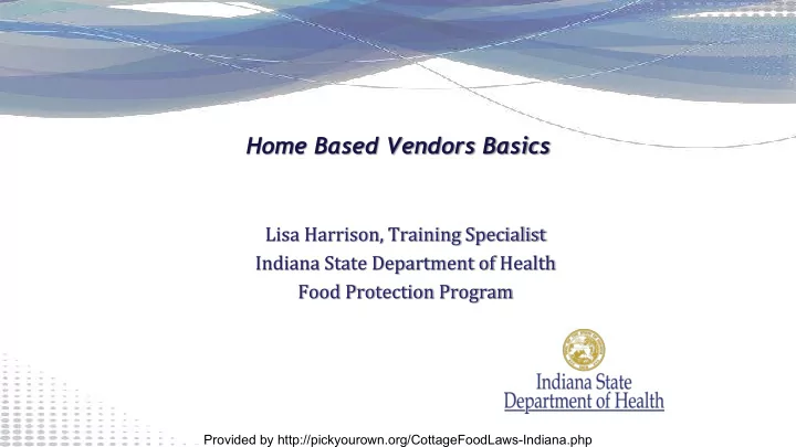 home based vendors basics