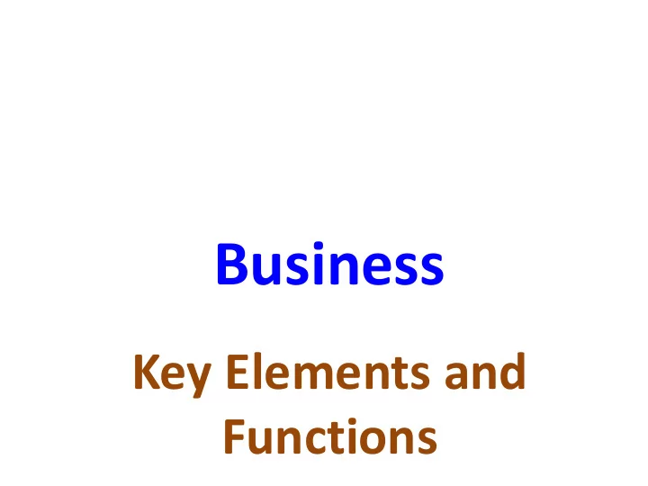 business