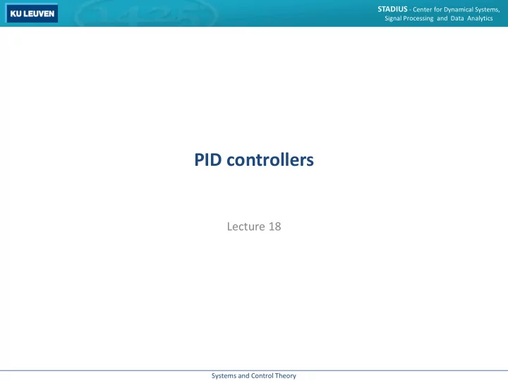 pid controllers