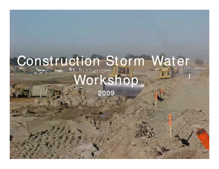 construction storm water construction storm water