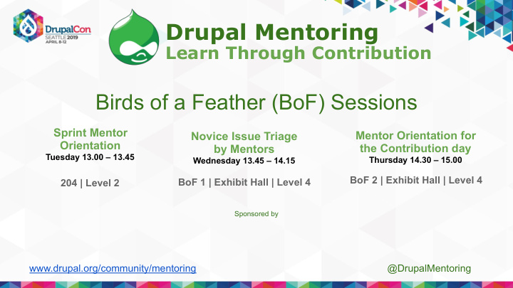 drupal mentoring