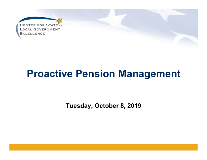 proactive pension management
