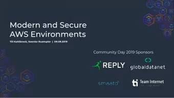 Till Kahlbrock, Soenke Ruempler  |  09.09.2019  Community Day 2019 Sponsors