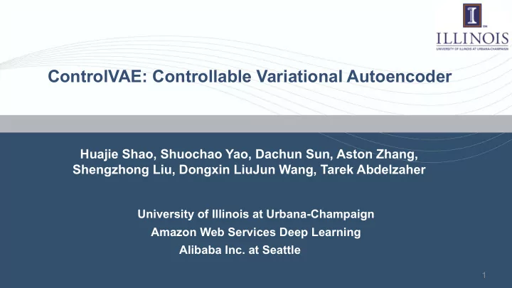 controlvae controllable variational autoencoder