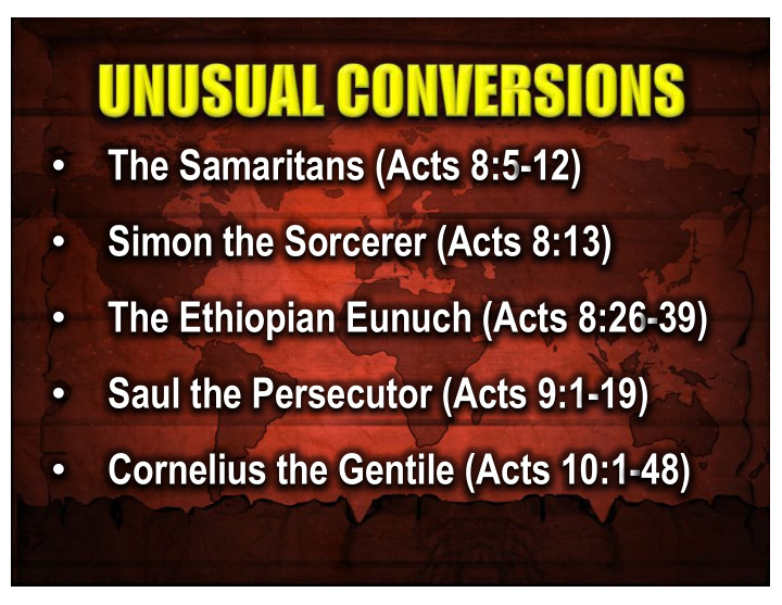 the samaritans acts 8 5 12 simon the sorcerer acts 8 13