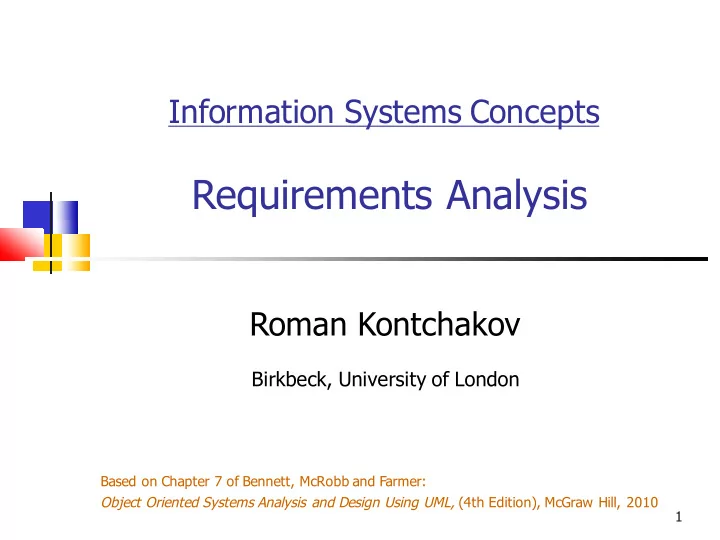 requirements analysis