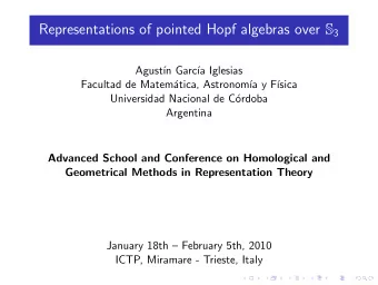 Definition and examples Let ( A , m , 1) be an associative algebra with unit over a field k .  That