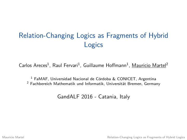 relation changing logics as fragments of hybrid logics