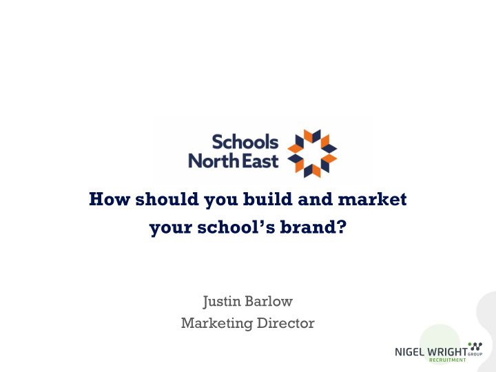 how should you build and market your school s brand