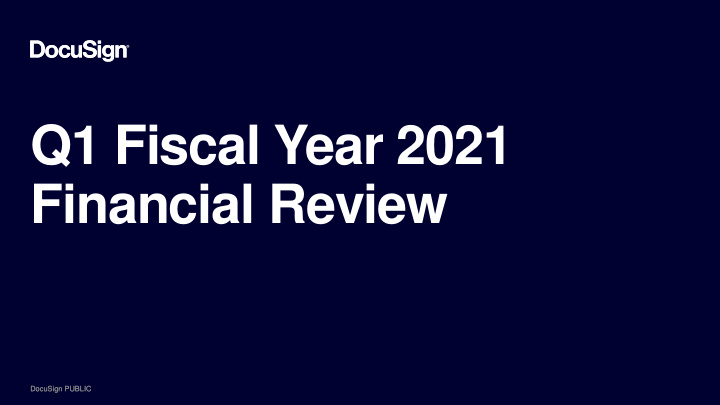 q1 fiscal year 2021