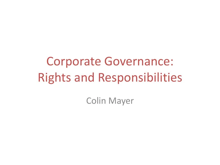 rights and responsibilities