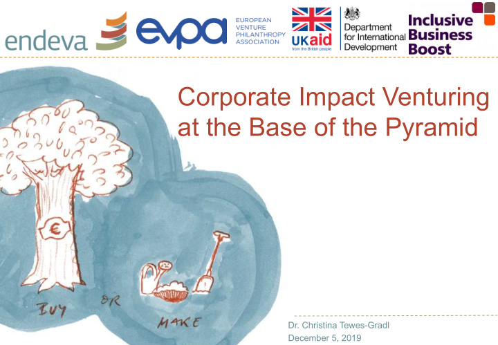 corporate impact venturing at the base of the pyramid