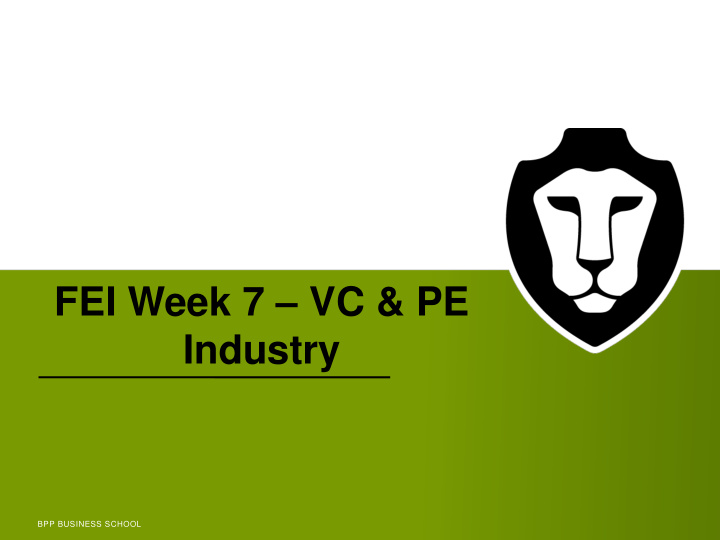 fei week 7 vc pe