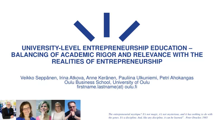 balancing of academic rigor and relevance with the