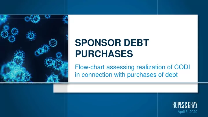 sponsor debt