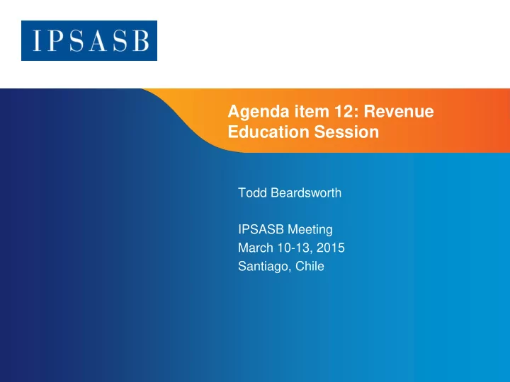 agenda item 12 revenue