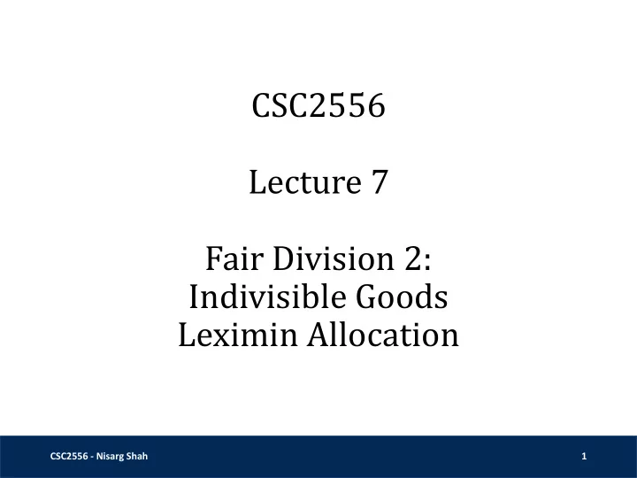 fair division 2