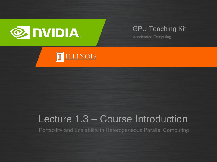 lecture 1 3 course introduction