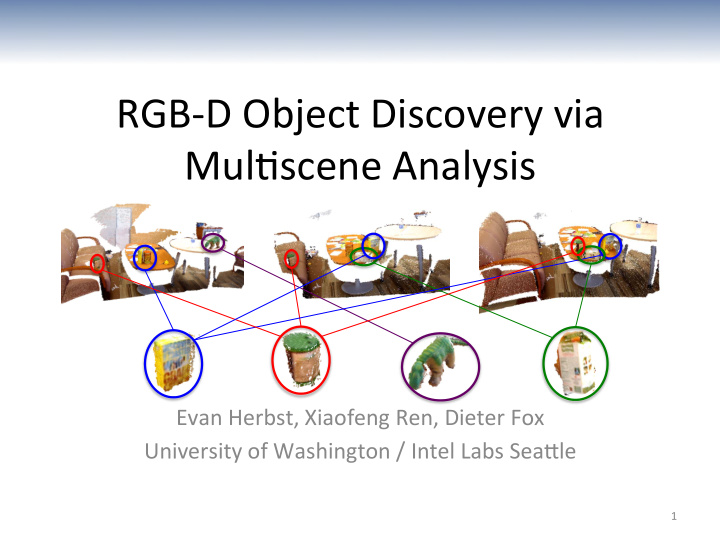 rgb d object discovery via mul7scene analysis