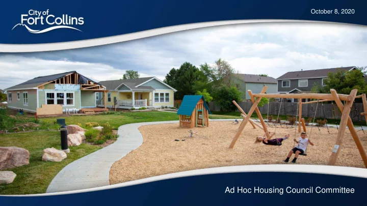 ad hoc housing council committee