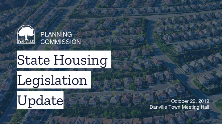 state housing legislation update