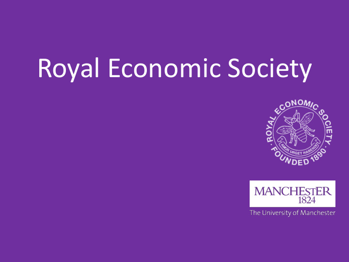 royal economic society creative destruction and