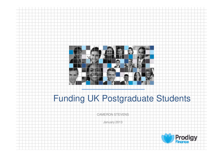 funding uk postgraduate students