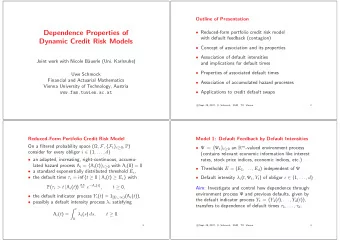 Dependence Properties of  Reduced-form portfolio credit risk model  with default feedback