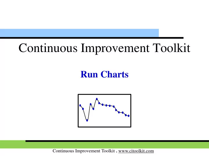 continuous improvement toolkit