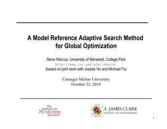 1  Outline  Problem Setting  Instance-Based vs. Model-Based  Model-Based Algorithms