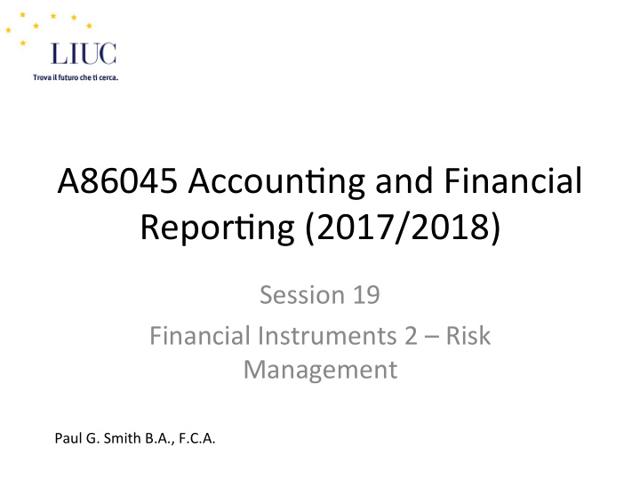 a86045 accoun ng and financial repor ng 2017 2018
