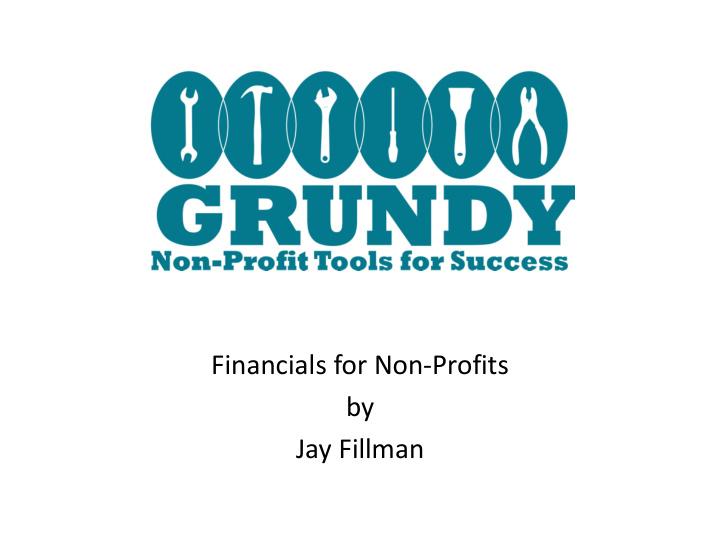 financials for non profits by jay fillman what are the