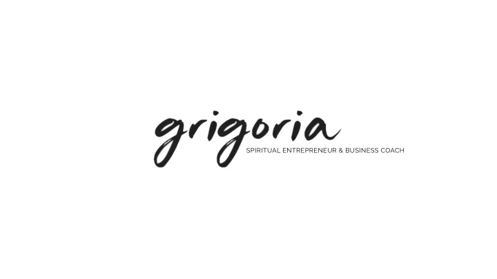 spiritual entrepreneur business coach