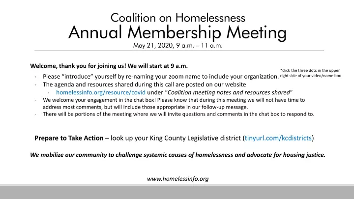 annual membership meeting