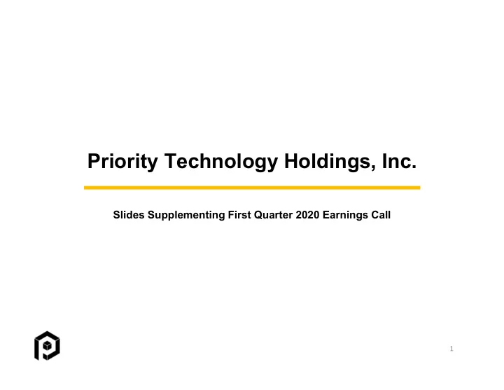 priority technology holdings inc
