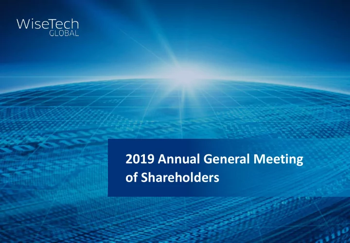 of shareholders andrew harrison chair