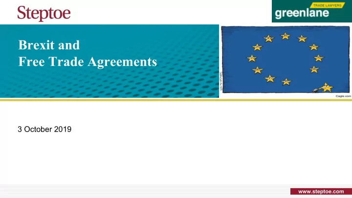 brexit and free trade agreements