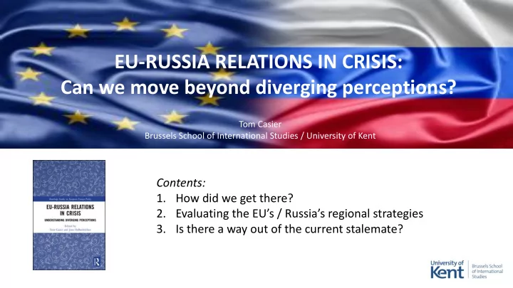can we move beyond diverging perceptions