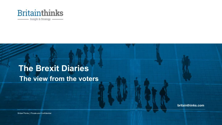 the brexit diaries